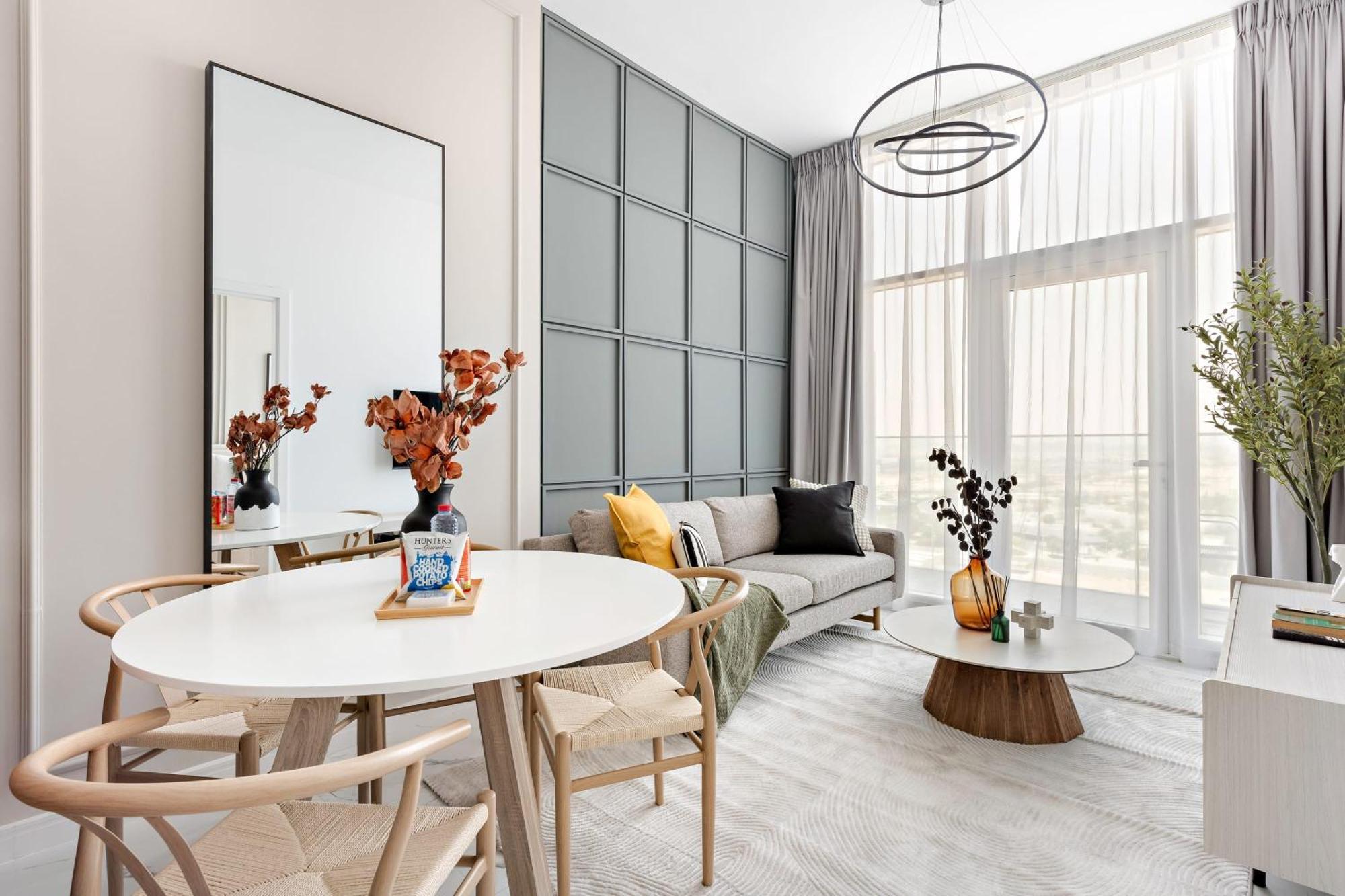 Silkhaus Modern 1Bdr In Oasis Near Masdar City Park อาบูดาบี ภายนอก รูปภาพ